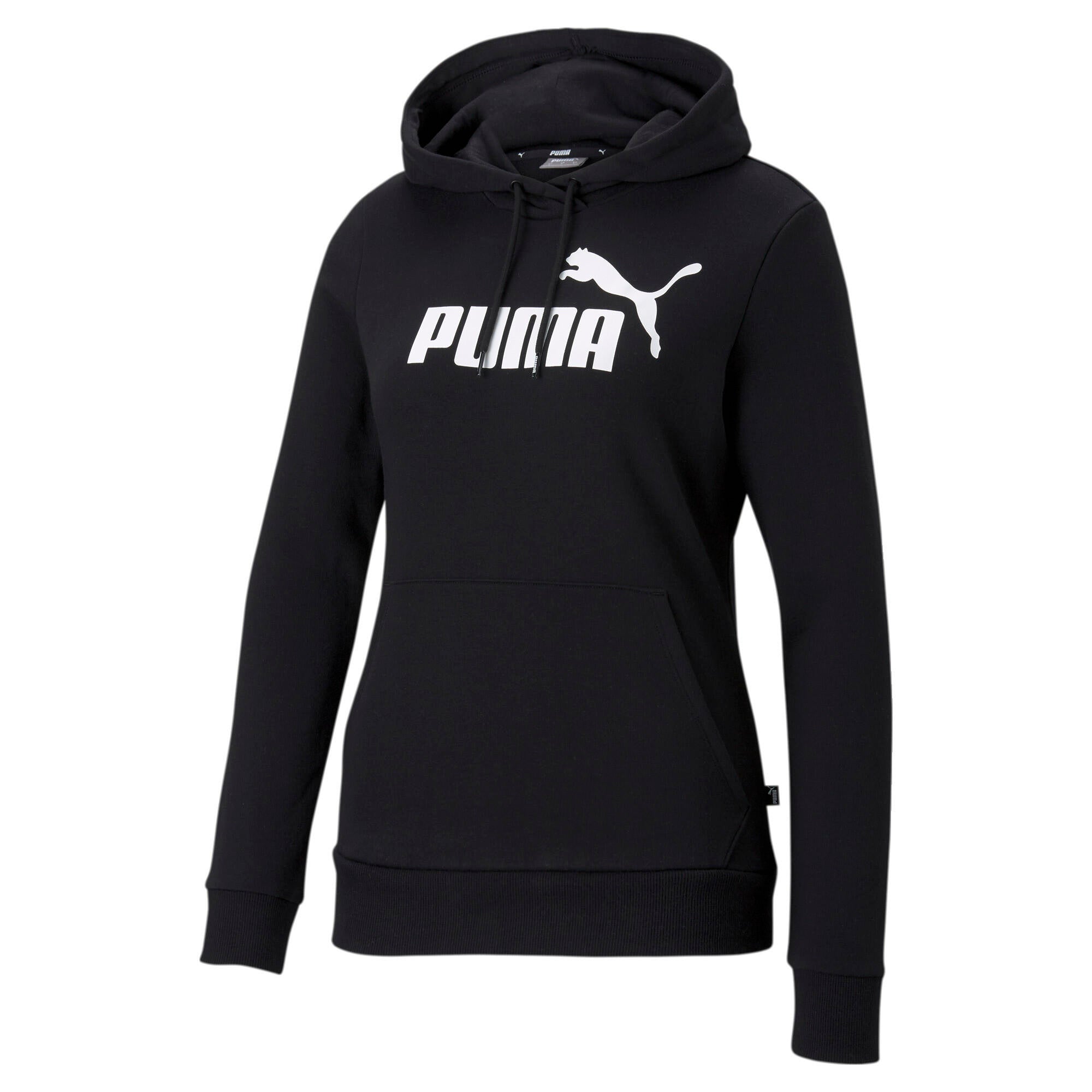 Sweathoodie mit Logoprint - 001-PUMA BLACK - Schwarz