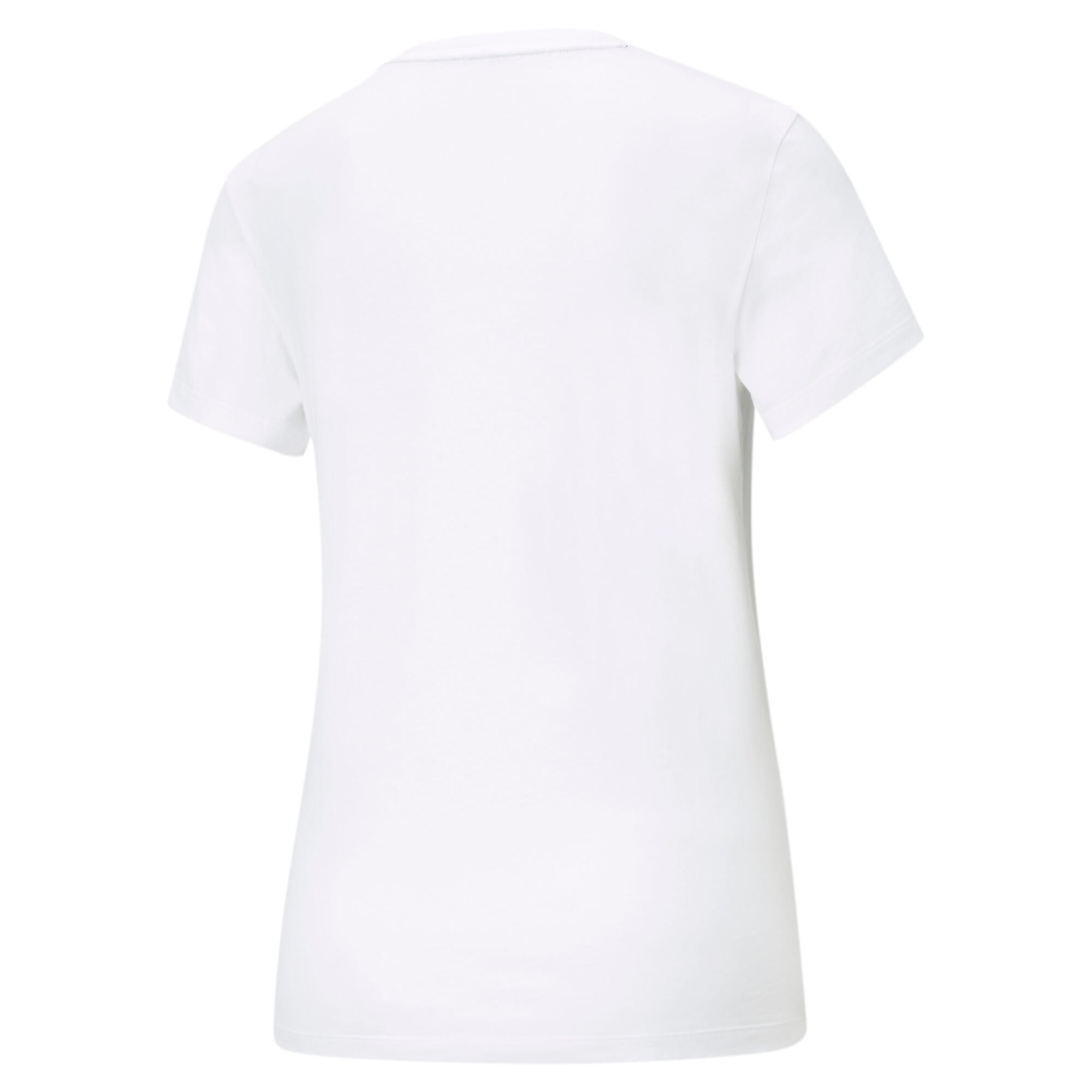 T-Shirt mit Logoprint - 002-PUMA WHITE - Weiß