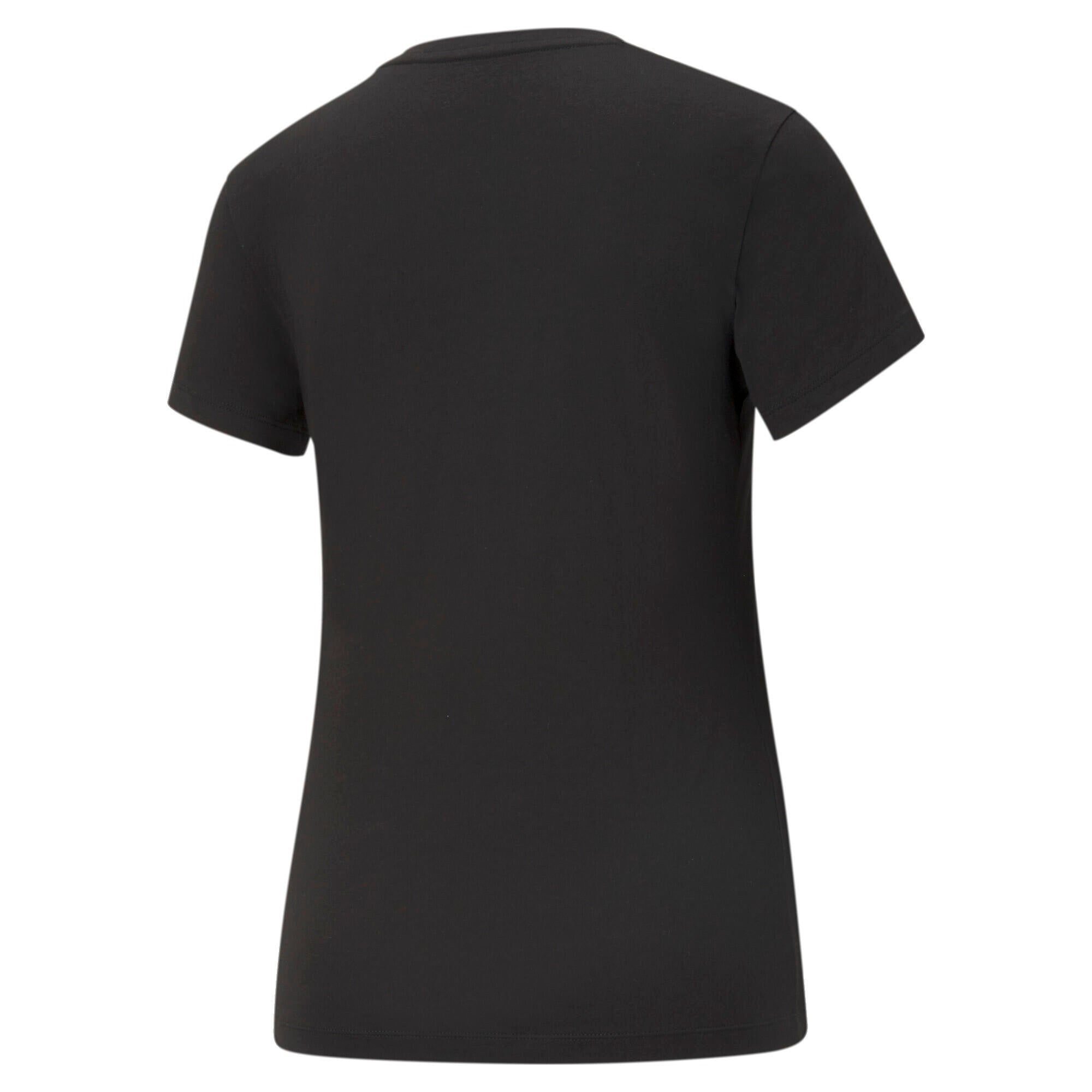 T-Shirt mit Logoprint - 001-PUMA BLACK - Schwarz