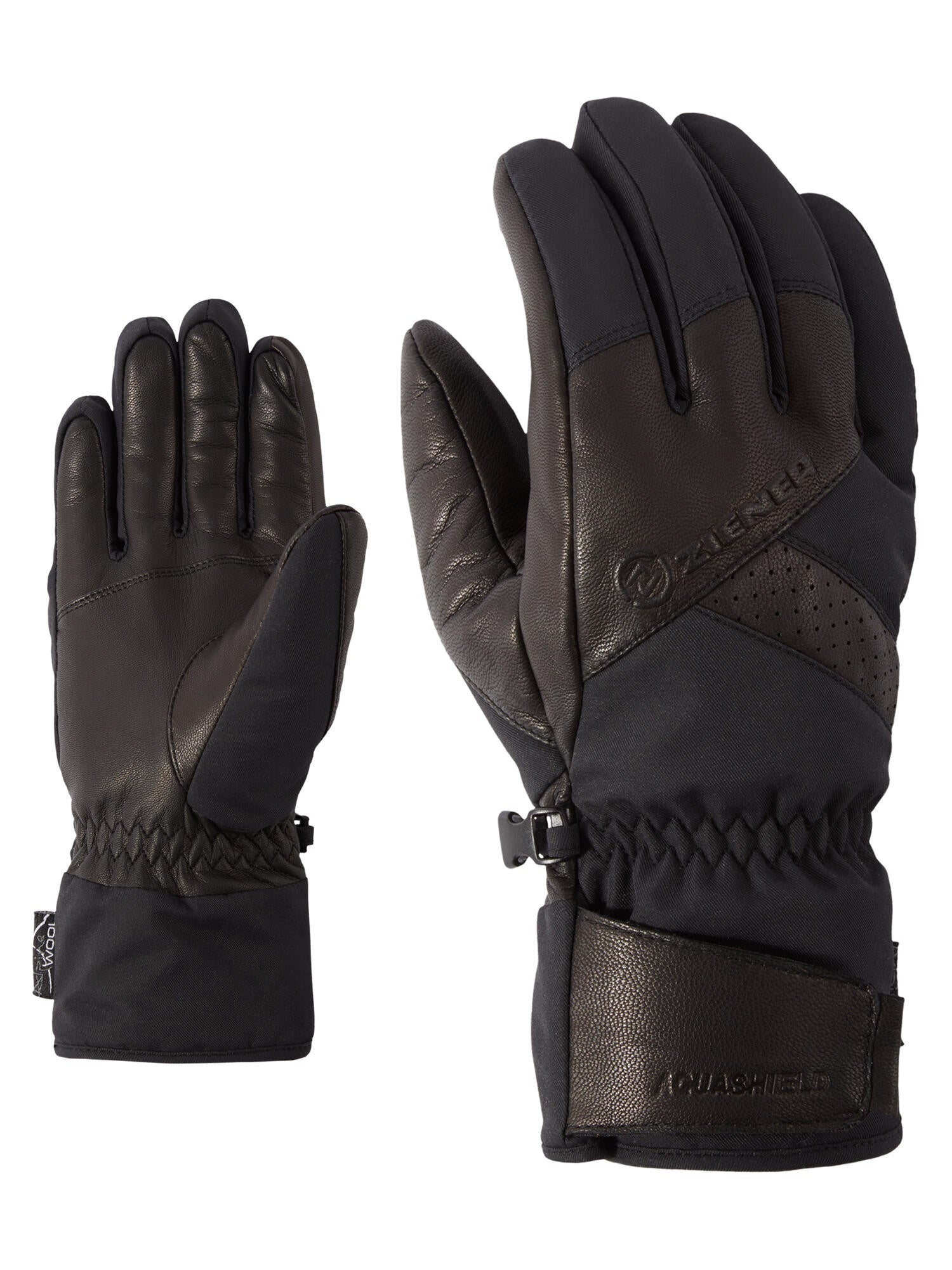 Ski Handschuhe - 12-black - Schwarz