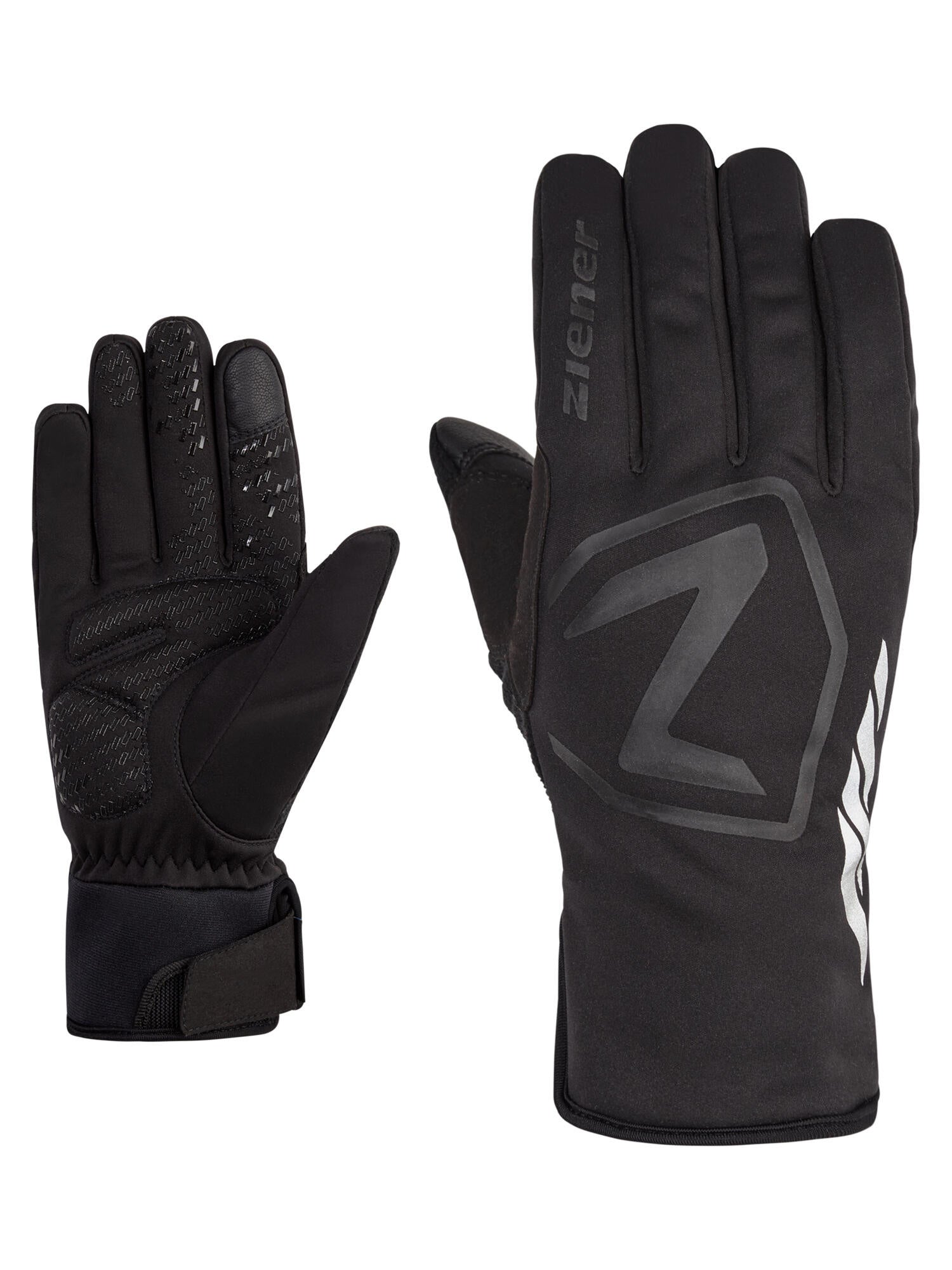 Fahrrad-Handschuhe DAQUA AS(R) TOUCH - 12-black - Schwarz