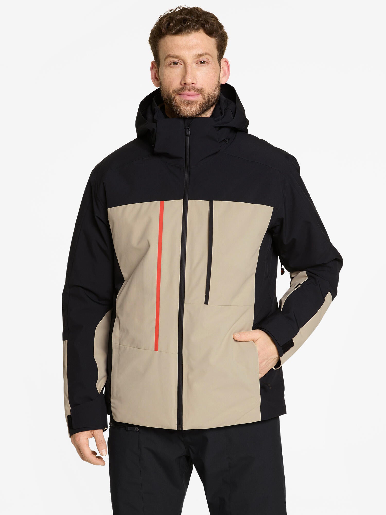 Skijacke TAPONGA MAN - 163-cashew ripstop - Beige