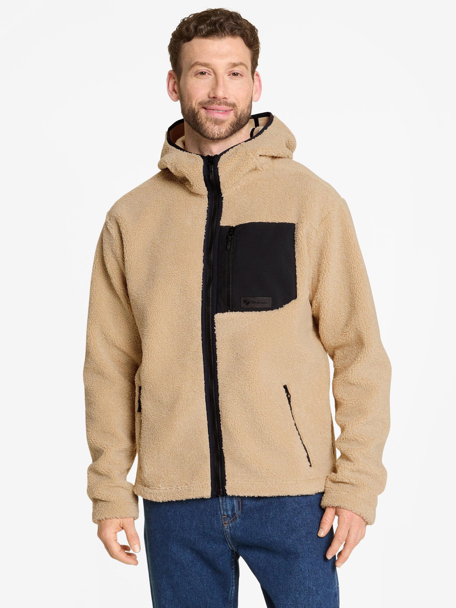 Fleecejacke JUHA - 310-cashew - Beige