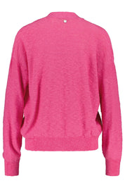 Cardigan - 647-pink cosmos - Pink