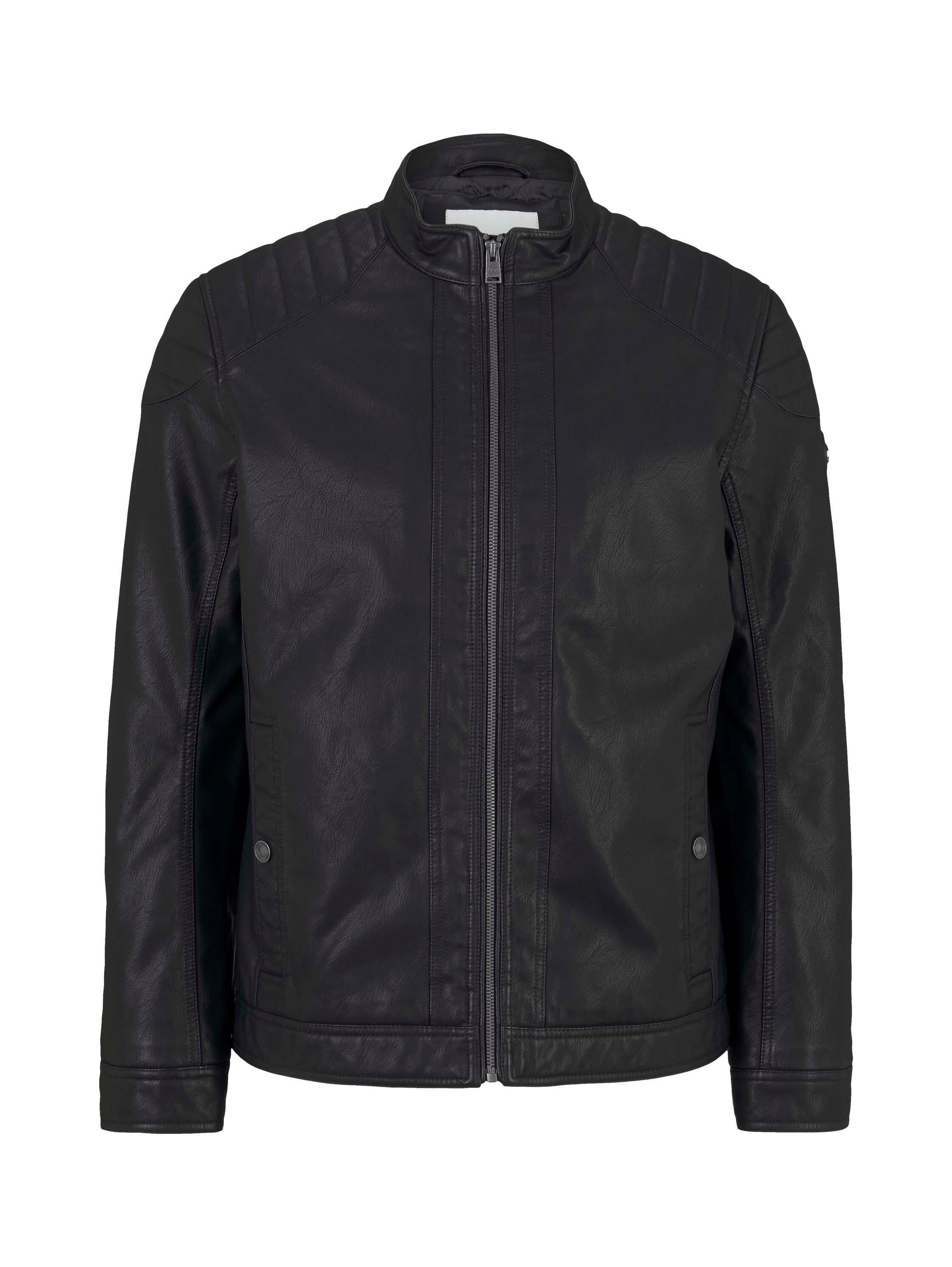 Lederjacke - 29999-Black - Schwarz