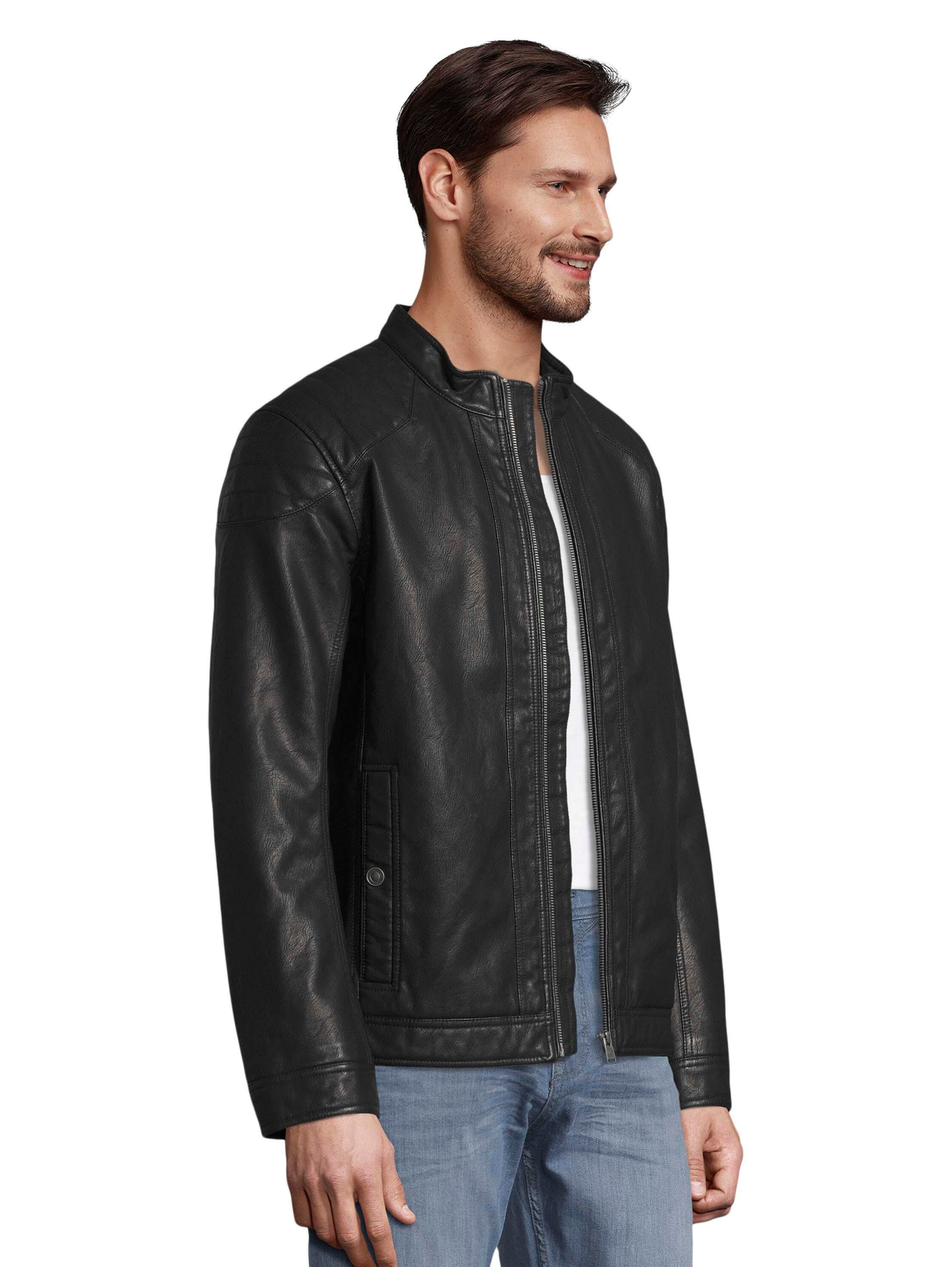Lederjacke - 29999-Black - Schwarz