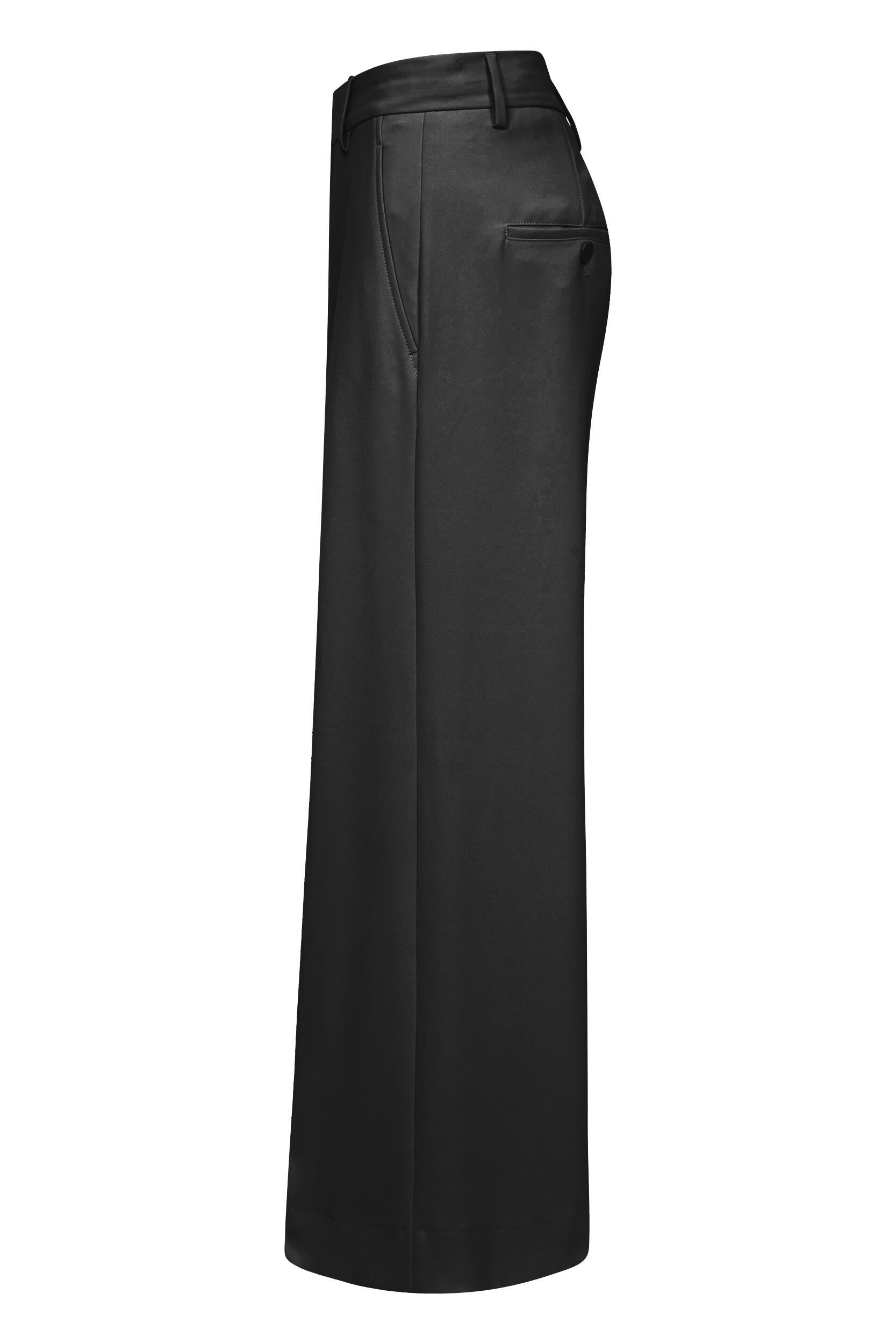 Palazzohose IVON Wide Leg - 990 - Schwarz