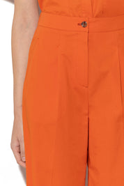 Hose aus leichtem Gabardine-Stretch-Gewebe - 646 - Orange