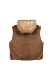 Weste aus Fun-Fur - 748 - Braun