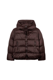 Daunenjacke mit Kapuze - 780 - Braun