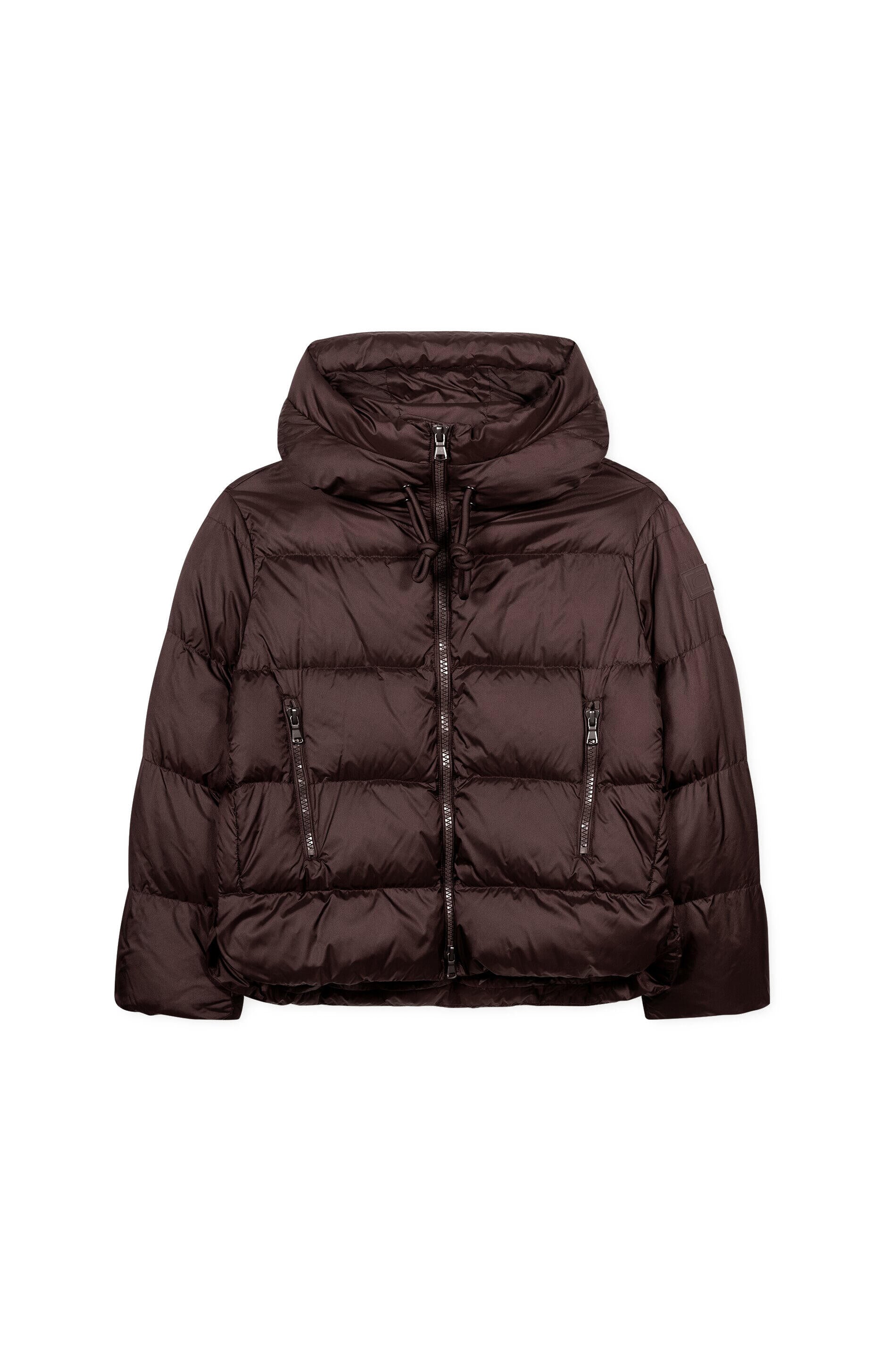 Daunenjacke mit Kapuze - 780 - Braun