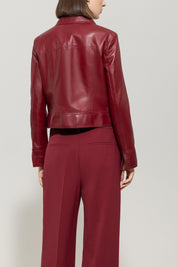 Lederjacke aus Nappaleder - 472 - Rot
