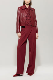 Lederjacke aus Nappaleder - 472 - Rot