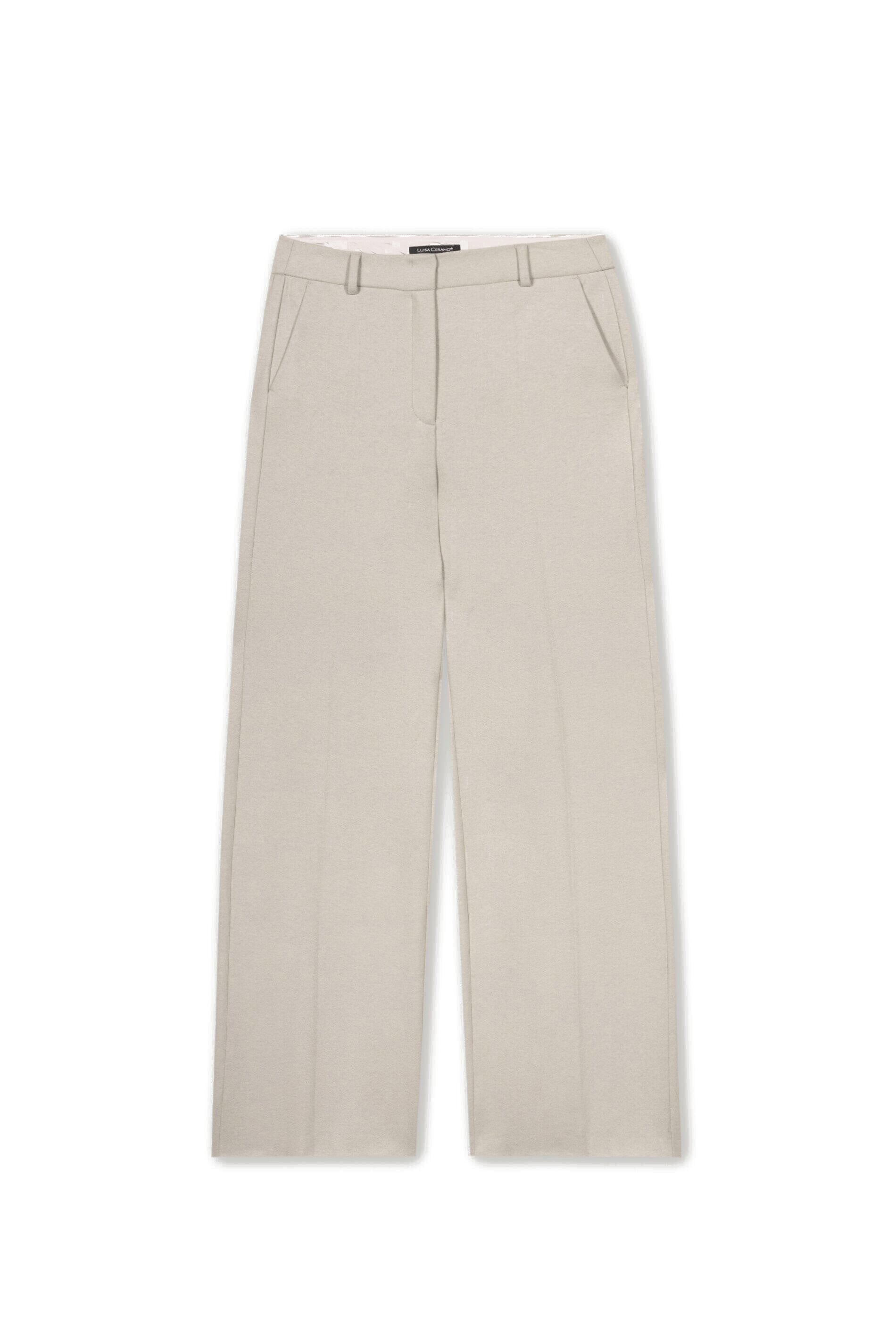 Wollhose Wide Leg - 722 - Beige