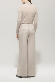 Wollhose Wide Leg - 722 - Beige