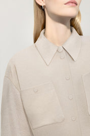 Flanellhemd aus Wollmix - 722 - Beige