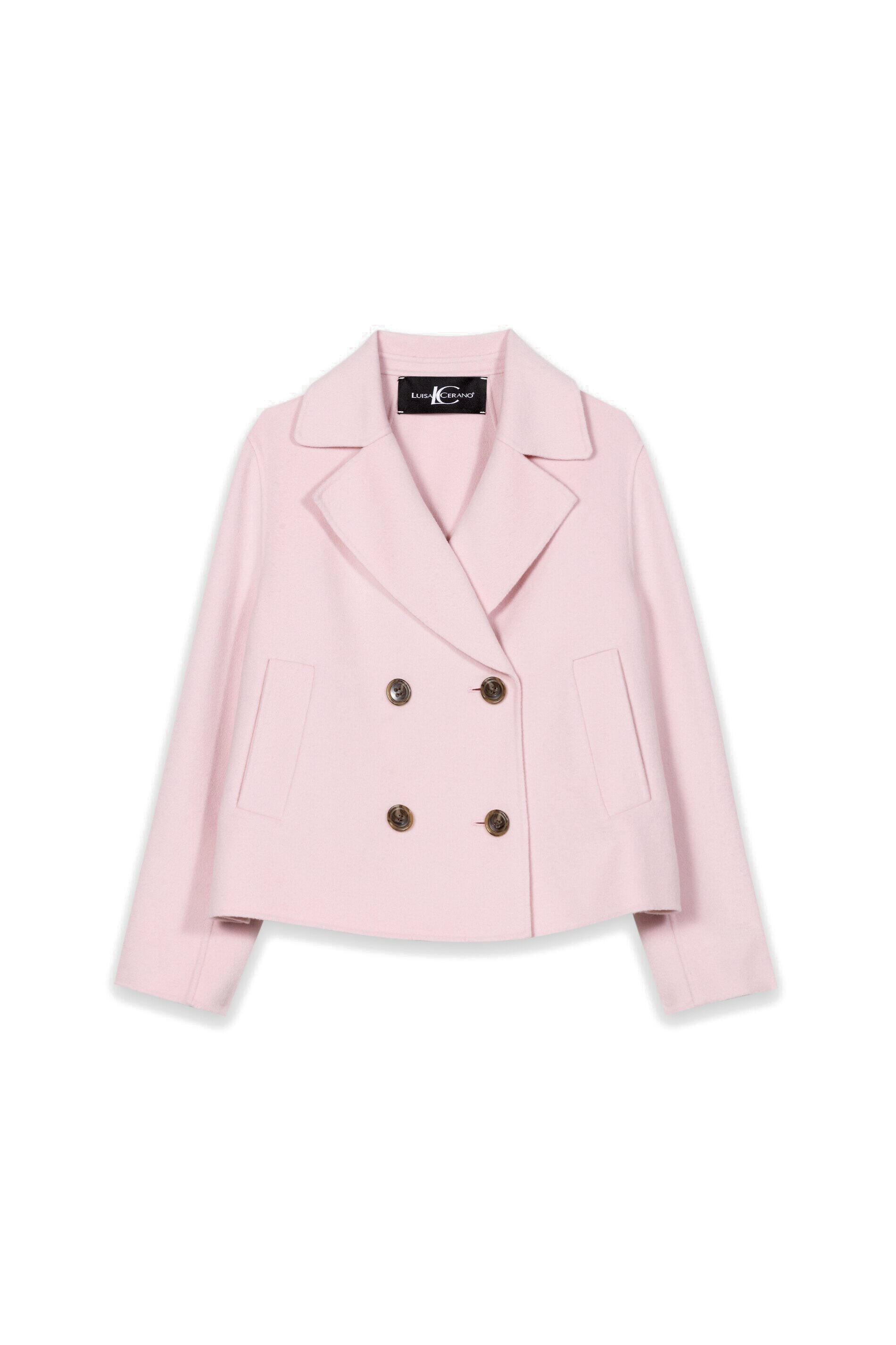 Cabanjacke aus Viskosemix - 426 - Rosa