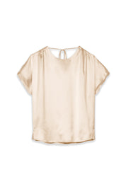 Schlupfbluse aus Seide - 725 - Braun