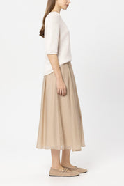 Strickpullover aus Kaschmir-Mix - 105 - Creme