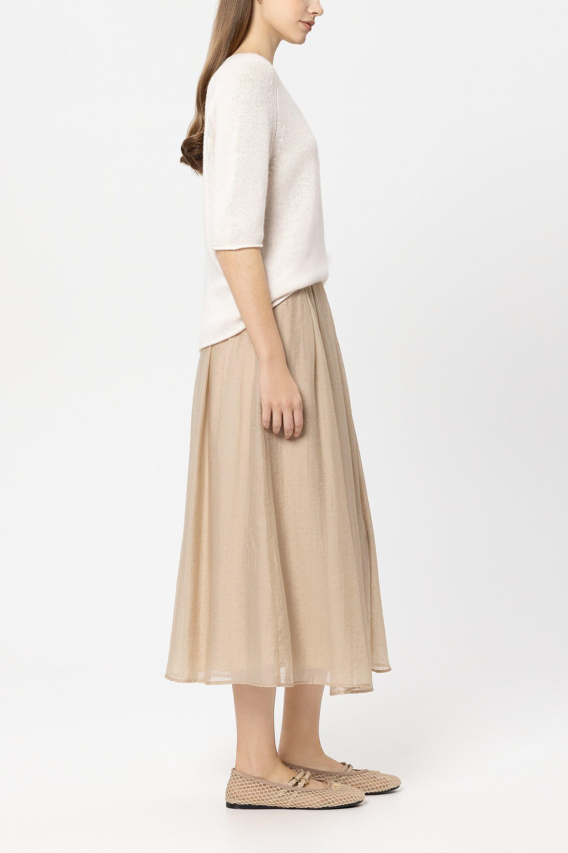 Strickpullover aus Kaschmir-Mix - 105 - Creme