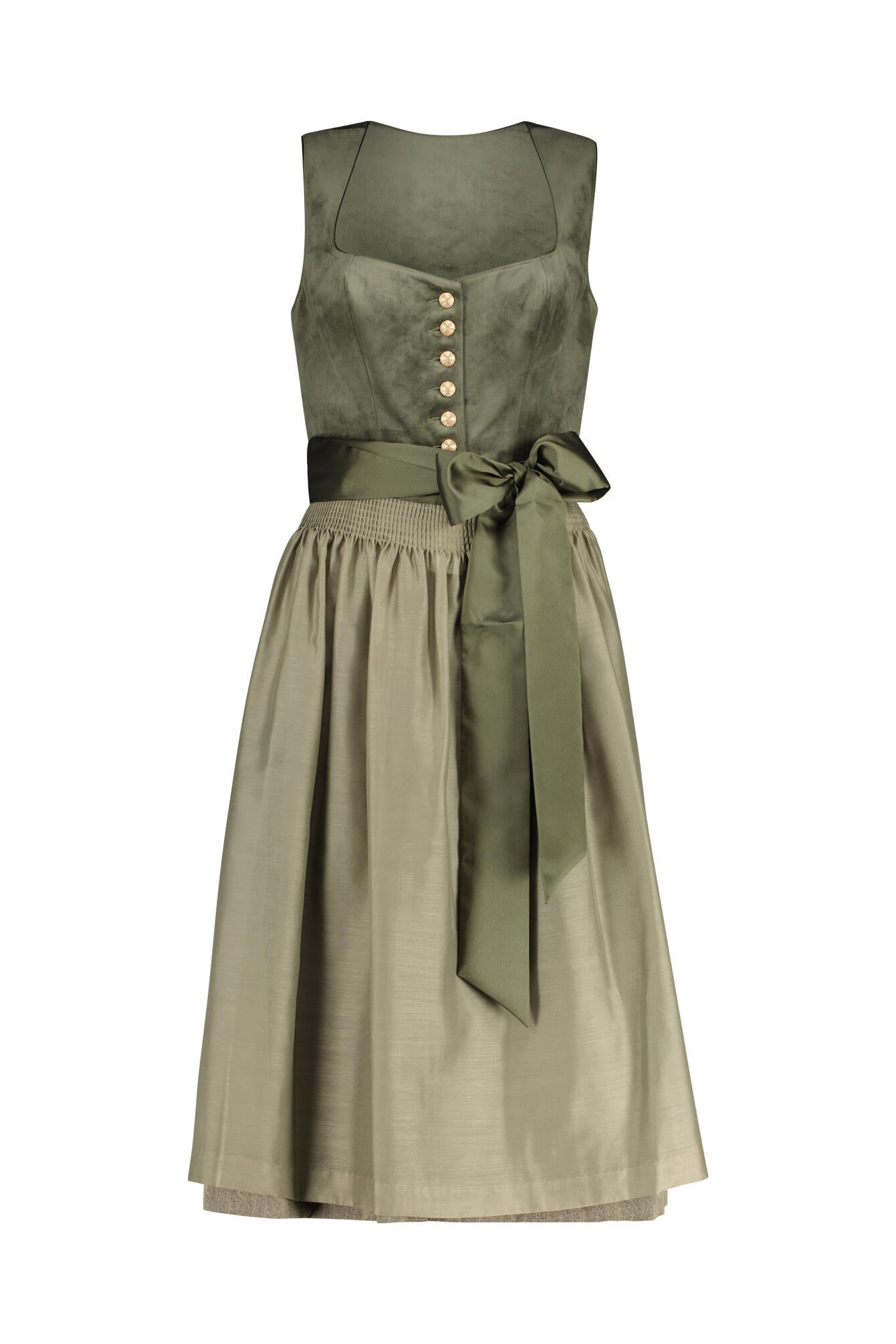 Dirndl AVARA 70cm - 57-oliv - Grün