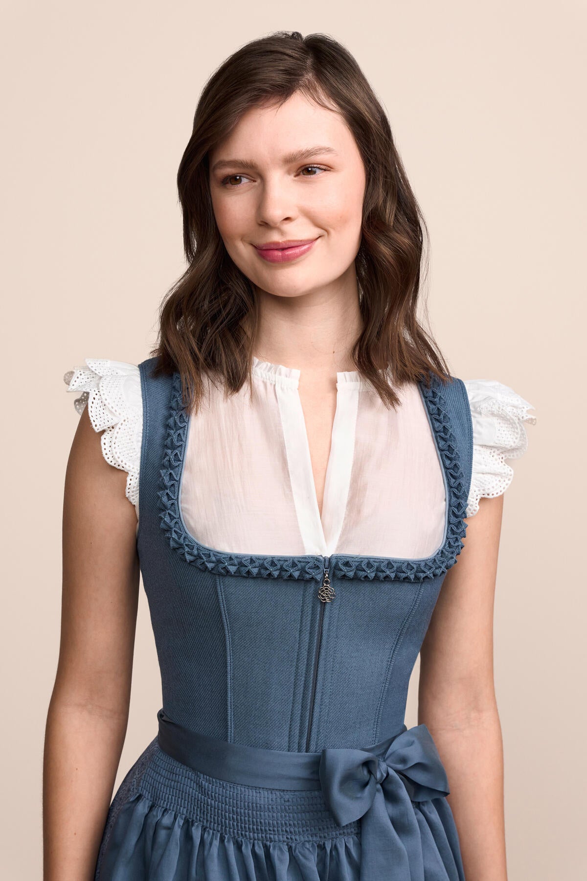 Dirndl JOCELYN 60cm - 8-blau - Blau