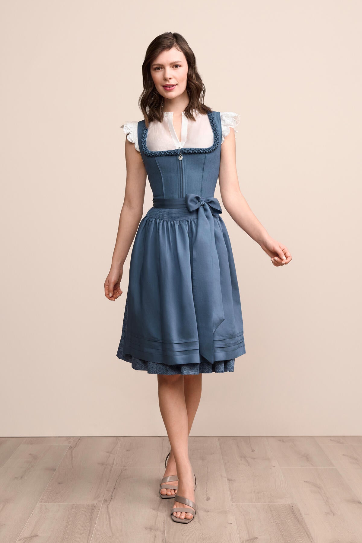 Dirndl JOCELYN 60cm - 8-blau - Blau