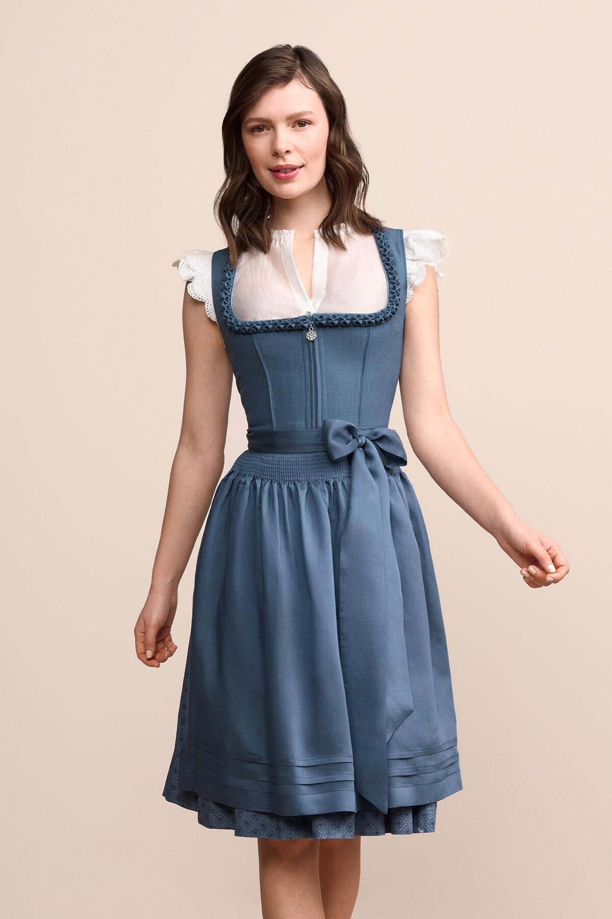 Dirndl JOCELYN 60cm - 8-blau - Blau