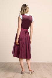 Dirndl ROYCE 70cm - 90-bordeaux - Rot