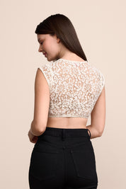 Dirndlbluse JANELLE - 2-ecru - Creme