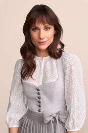 Dirndl ILEYNA (70cm) - 43-hell grau - Grau