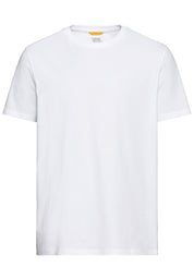 T-Shirt aus Baumwolle - 01-White - Weiß