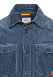 Overshirt in Cord-Optik - 42-Denim Blue - Blau