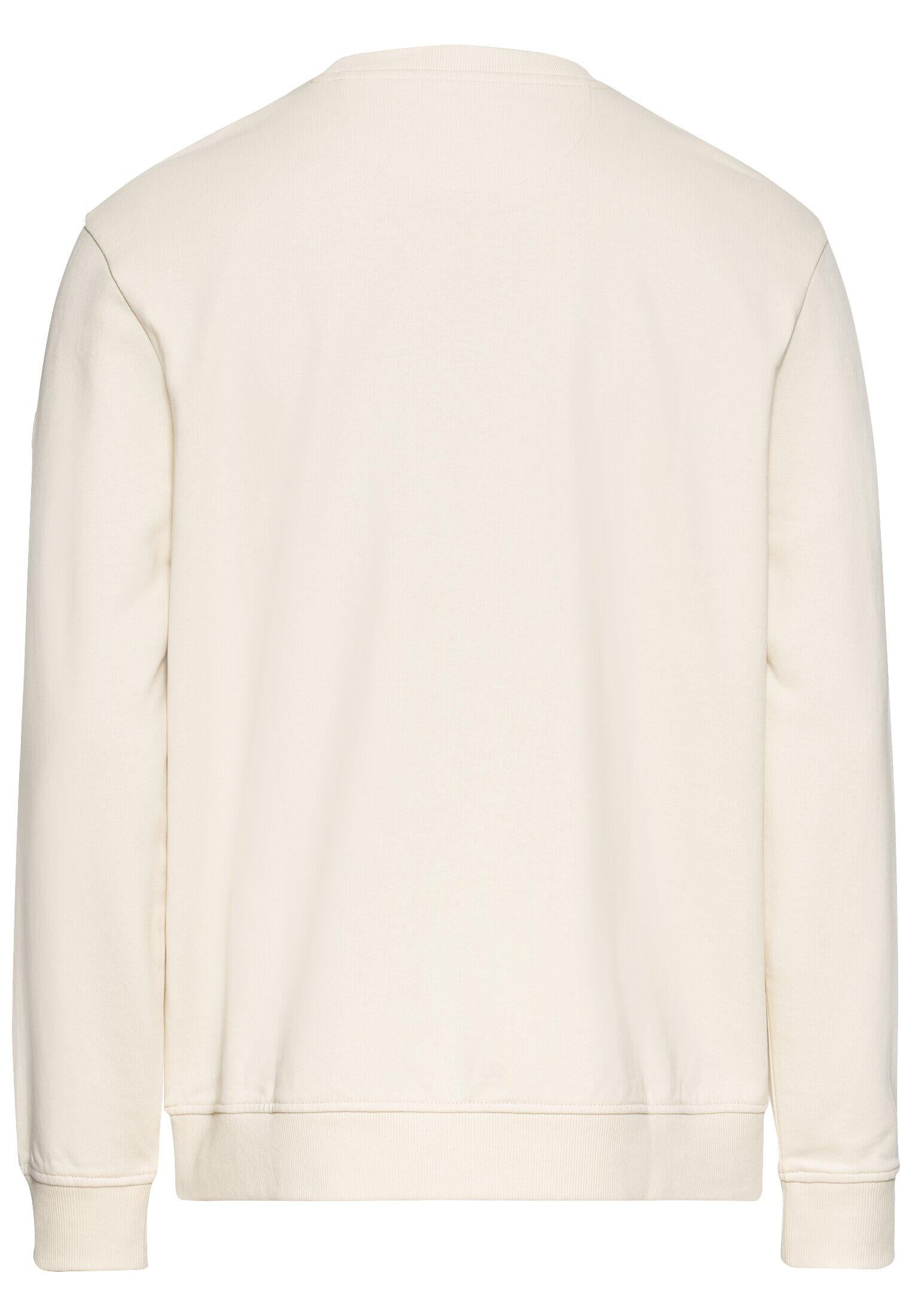 Sweatshirt aus Baumwolle - 04-Creme - Creme