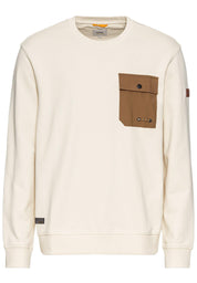 Sweatshirt aus Baumwolle - 04-Creme - Creme