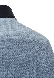 Strickjacke mit Farbverlauf - 47-Night Blue - Blau