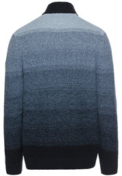 Strickjacke mit Farbverlauf - 47-Night Blue - Blau