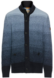 Strickjacke mit Farbverlauf - 47-Night Blue - Blau