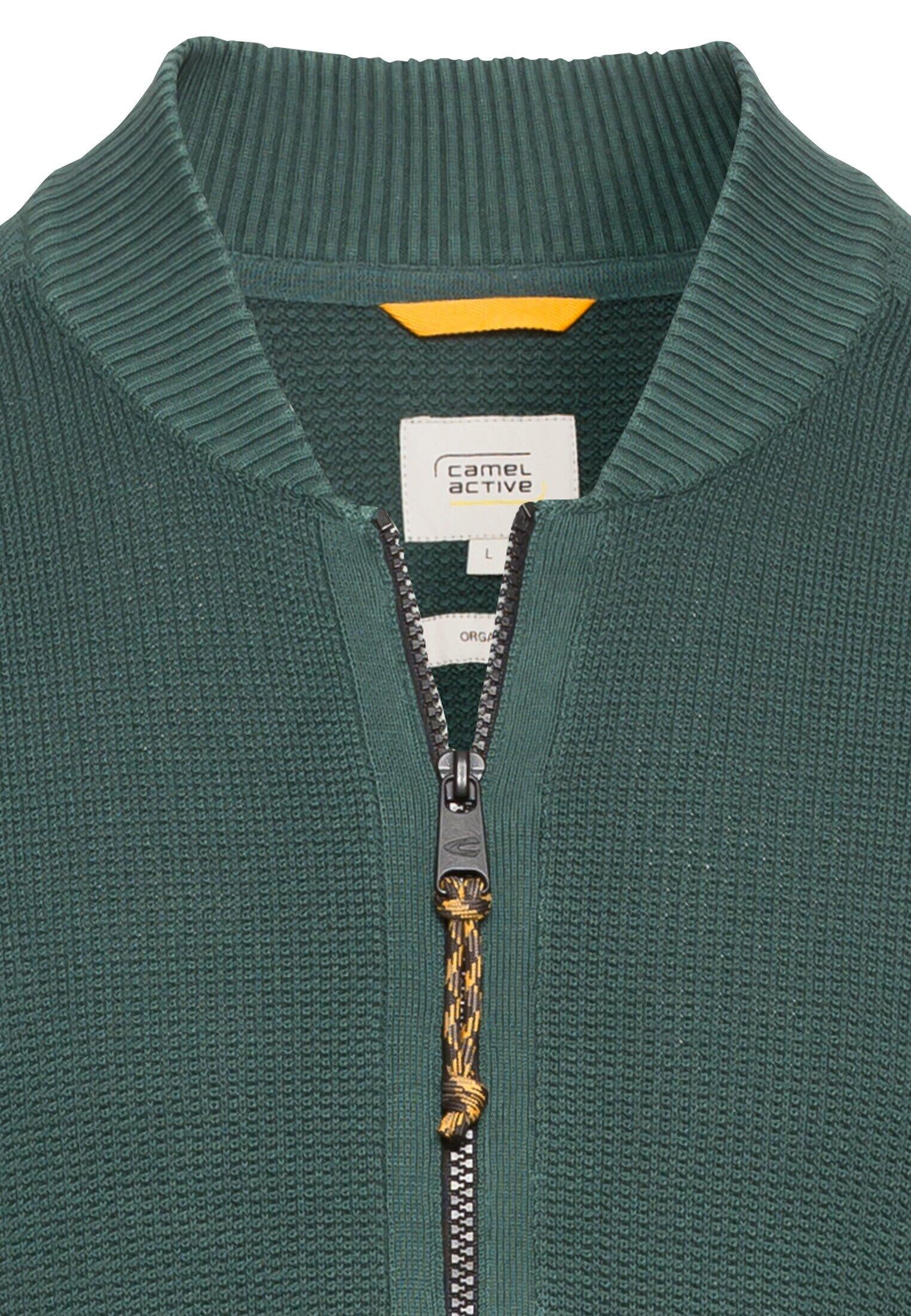 Strickjacke aus Baumwolle - 38-Pine Green - Grün