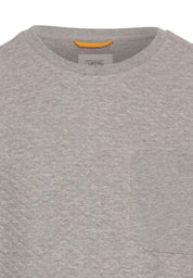 Sweatshirt aus Baumwollmix - 06-Stone Gray - Grau