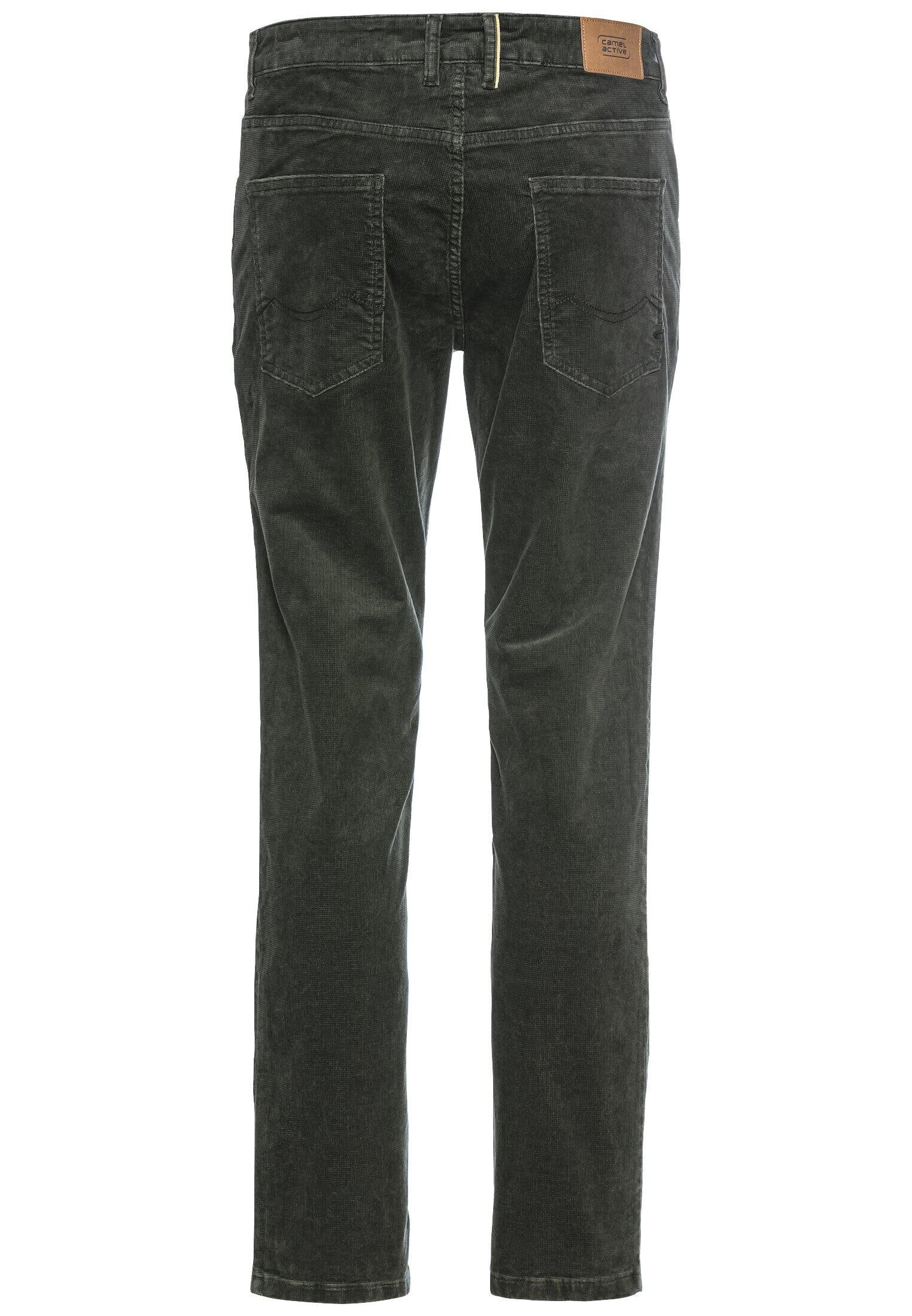 Cordhose Regular Fit - 91-Leaf Green - Grün