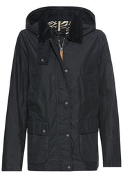 Feldjacke mit abnehmbarer Kapuze - 43-Navy - Blau