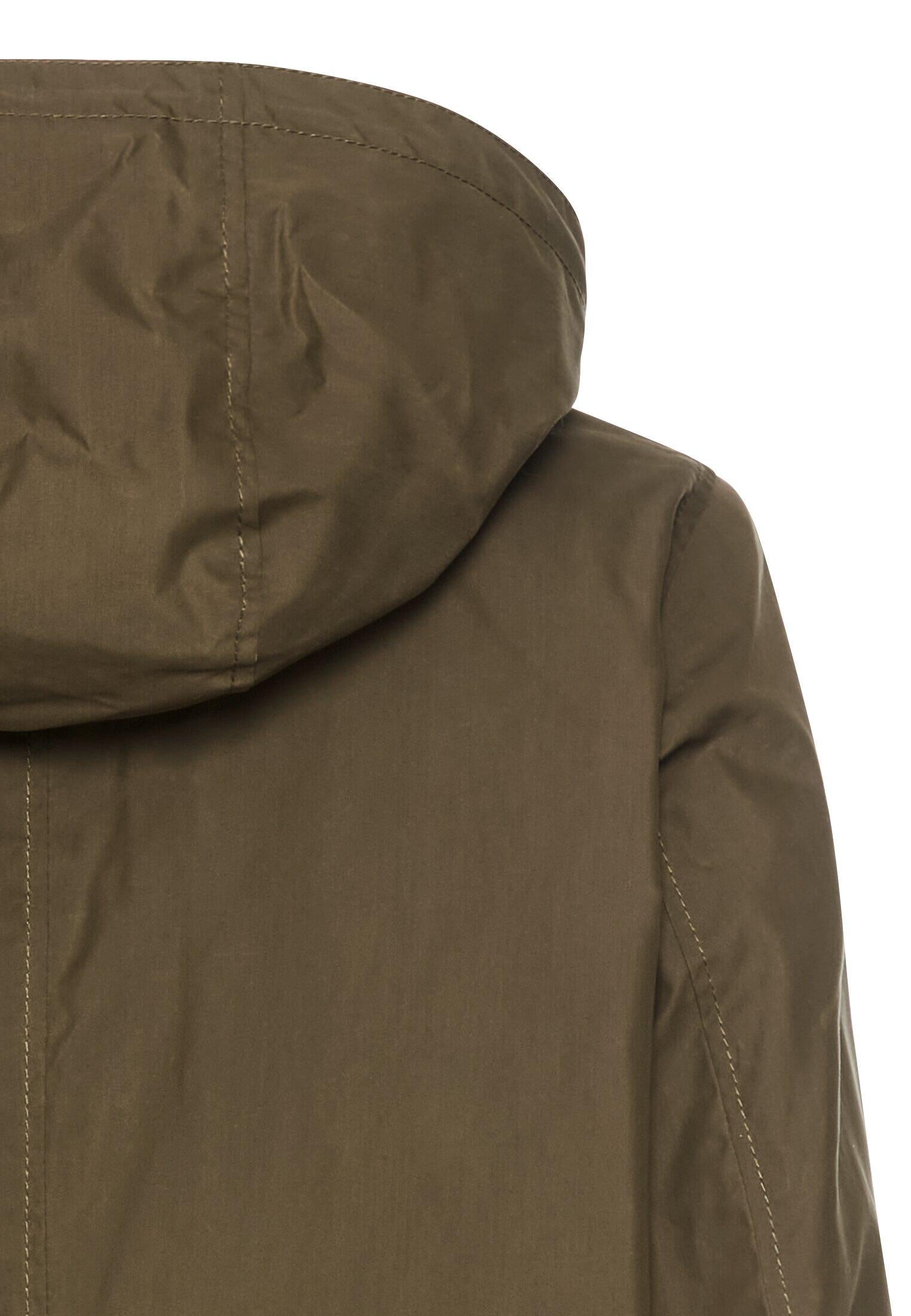 Feldjacke mit abnehmbarer Kapuze - 61-Dark Khaki - Grün