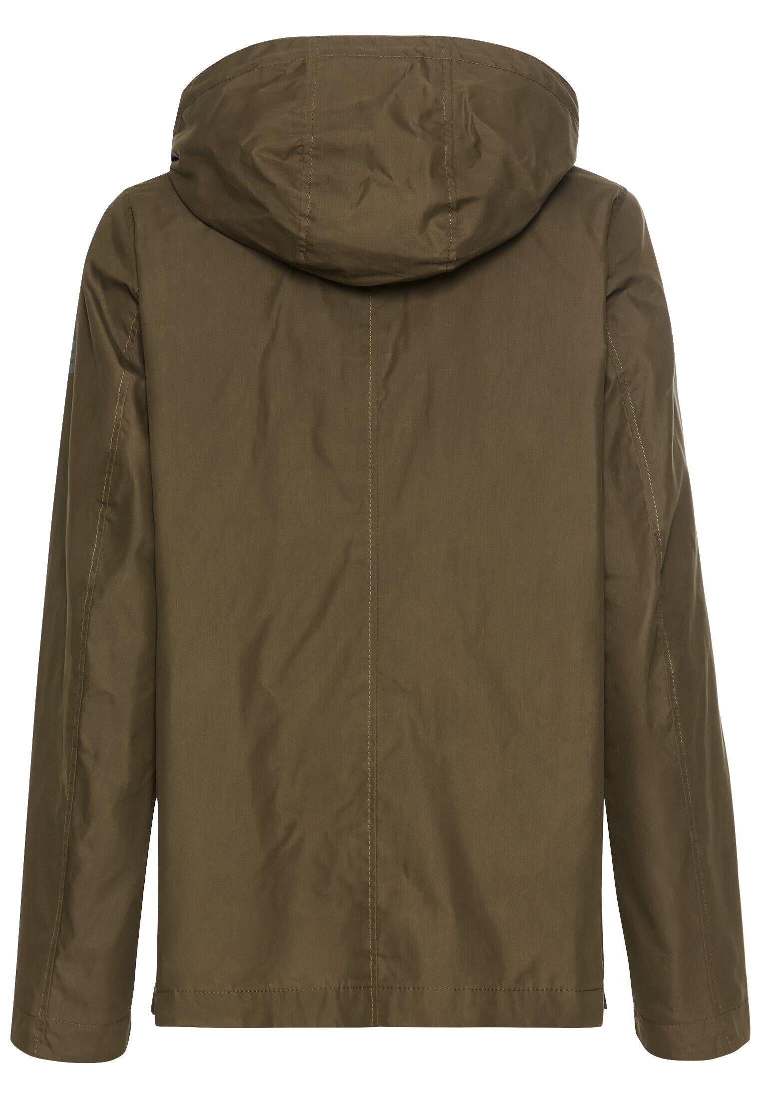 Feldjacke mit abnehmbarer Kapuze - 61-Dark Khaki - Grün