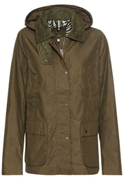 Feldjacke mit abnehmbarer Kapuze - 61-Dark Khaki - Grün