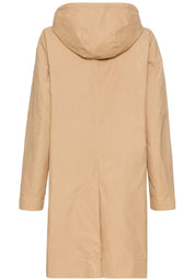 Trenchcoat mit Kapuze - 21-Caramell - Beige
