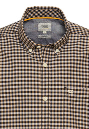 Freizeithemd Regular Fit - 48-Dark Navy - Braun