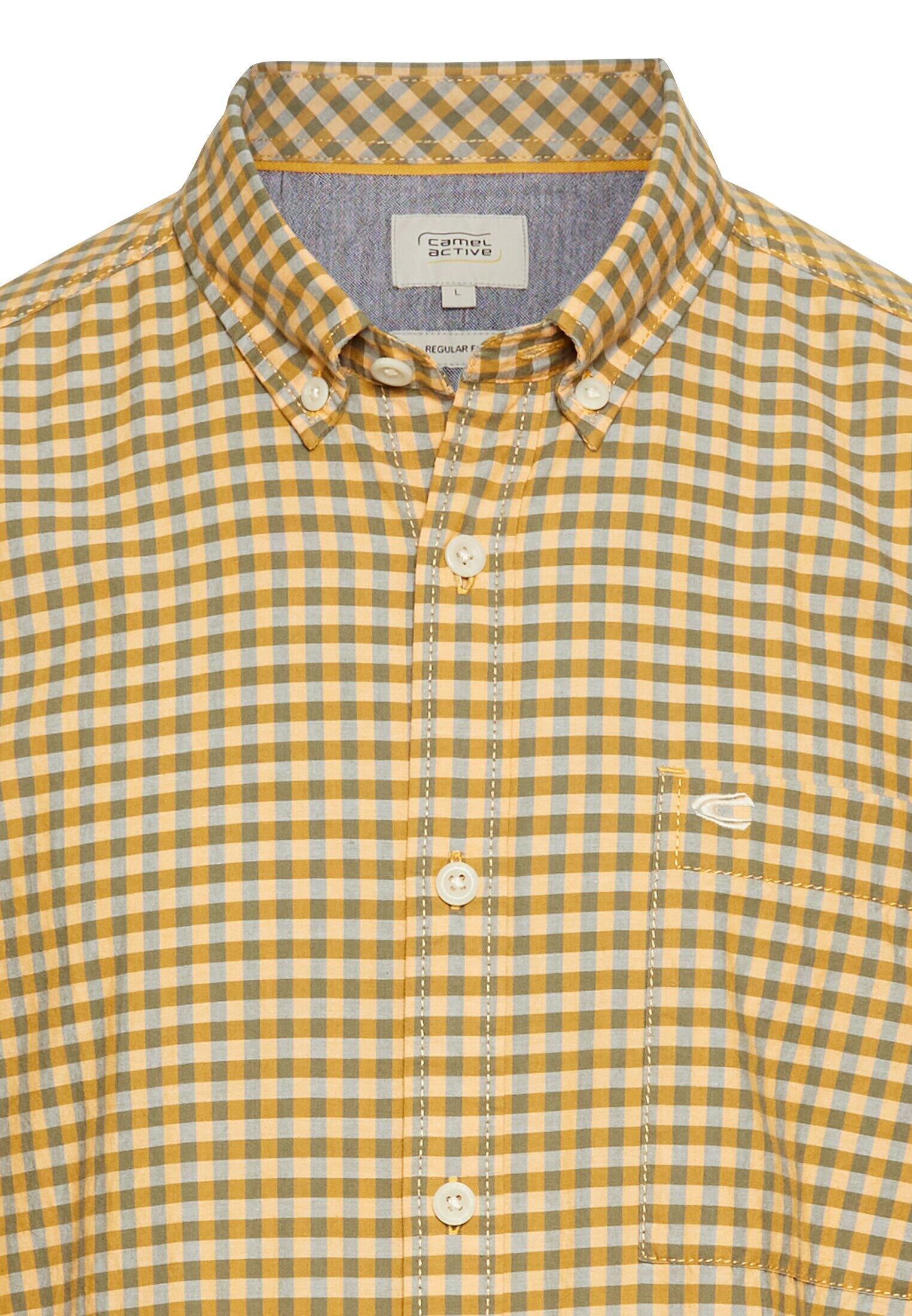 Freizeithemd Regular Fit - 65-Sunflower - Gelb