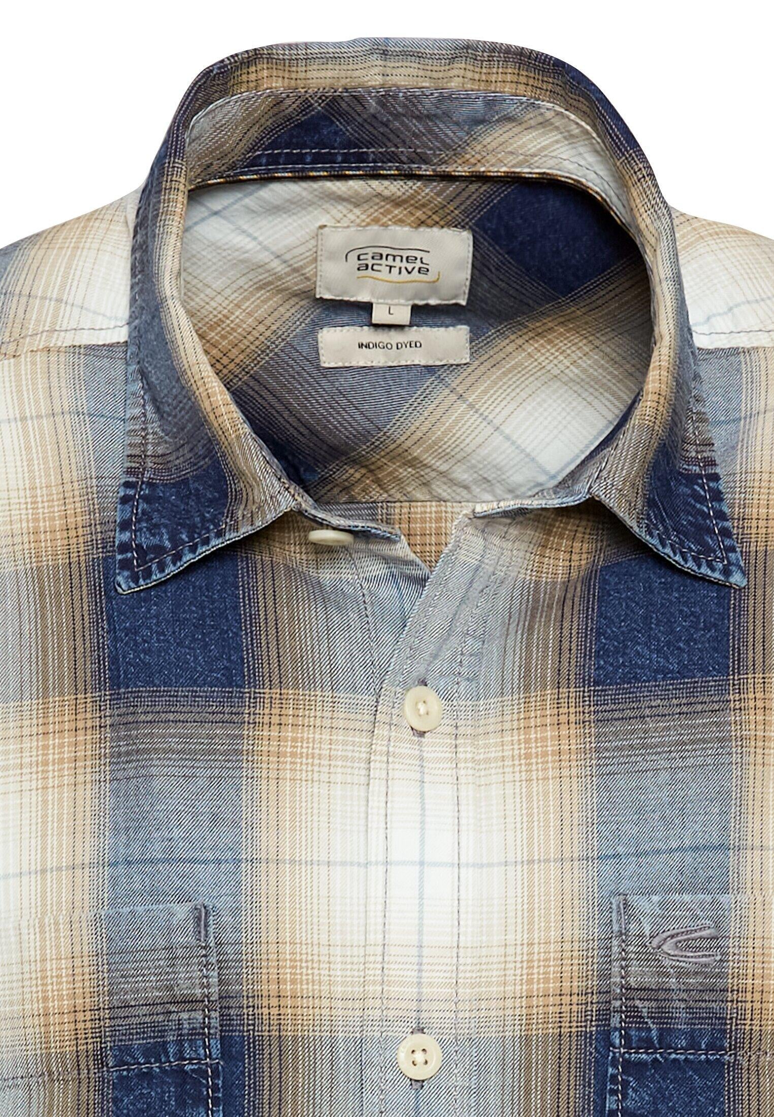 Freizeithemd kariert Regular Fit - 48-Dark Navy - Blau
