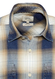 Freizeithemd kariert Regular Fit - 48-Dark Navy - Blau